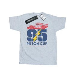 Disney Mens Cars Piston Cup 95 T-Shirt - S, Sports Grey