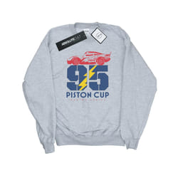 Disney Mens Cars Piston Cup 95 Sweatshirt - XXL, Sports Grey