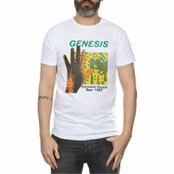 Genesis Mens Invisible Touch Tour T-Shirt - L, White