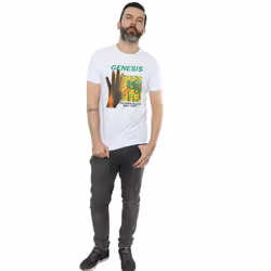 Genesis Mens Invisible Touch Tour T-Shirt - L, White