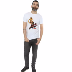 Marvel Mens Iron Man Pose T-Shirt
