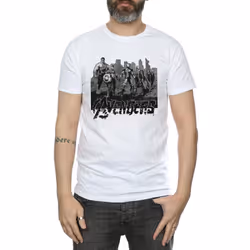 Marvel Mens Avengers Mono Team Art T-Shirt