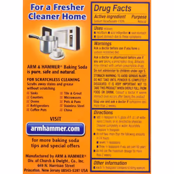 Arm and Hammer Baking Soda - Baking Powder, Baking Soda for Cleaning, Pure Baking Soda