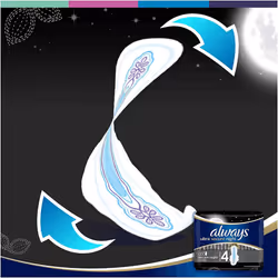 Always Ultra Secure Night Sanitary Pads (with Wings) Size 4 Pack of 18