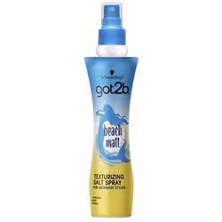 Schwarzkopf got2b Beach Matt Salt Hair Spray, Creates Waves and Textures with a Matt Finish, 200 ml