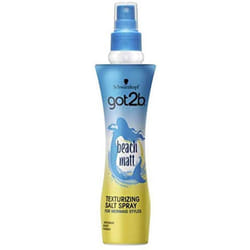 Schwarzkopf got2b Beach Matt Salt Hair Spray, Creates Waves and Textures with a Matt Finish, 200 ml