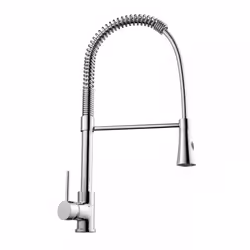 Modern Chrome Kitchen Sink Mixer Pull Out Spray Tap Swivel Spout