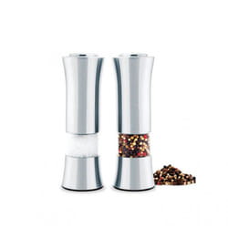 Laptronix 2 x Manual Salt & Pepper Mills Turn Grind Operation, Grinder