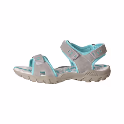 PDQ Womens/Ladies Toggle & Touch Fastening Sports Sandals - 8 UK, Light Grey/Mint