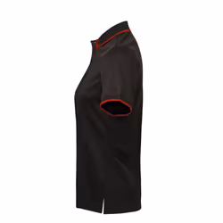 Premier Womens/Ladies Contrast Coolchecker Polo Shirt - XS, Black/Red