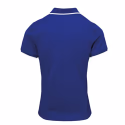 Premier Womens/Ladies Contrast Coolchecker Polo Shirt - XS, Royal/White