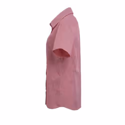 Premier Womens/Ladies Microcheck Short Sleeve Cotton Shirt - S, Red/White