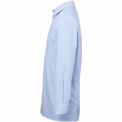 Premier Mens Microcheck Long Sleeve Shirt - 2XL, Light Blue/White - Additional view 2