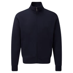 Russell Mens Authentic Full Zip Sweatshirt Jacket - L, French Navy