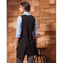 Premier Unisex Wrap-Around Tunic - L/XL, Black
