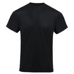 Premier Mens Chefs Coolchecker Short Sleeve T-Shirt - S, Black
