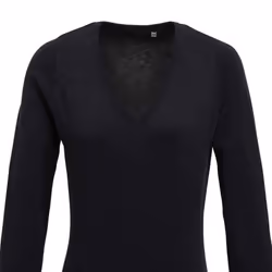 Premier Womens/Ladies V-Neck Knitted Sweater / Top - 24, Charcoal