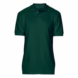 Gildan Softstyle Mens Short Sleeve Double Pique Polo Shirt - S, Forest Green
