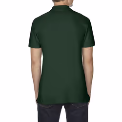 Gildan Softstyle Mens Short Sleeve Double Pique Polo Shirt - S, Forest Green