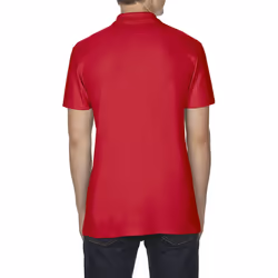 Gildan Softstyle Mens Short Sleeve Double Pique Polo Shirt - XL, Red