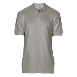 ) Gildan Softstyle Mens Short Sleeve Double Pique Polo Shirt - S, Sport Grey (RS
