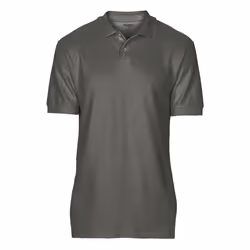 Gildan Softstyle Mens Short Sleeve Double Pique Polo Shirt - XL, Charcoal