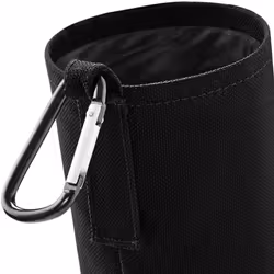 Quadra Water Bottle And Fabric Sleeve Holder - One Size, Black