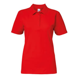 Gildan Softstyle Womens/Ladies Short Sleeve Double Pique Polo Shirt - S, Red
