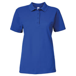 Gildan Softstyle Womens/Ladies Short Sleeve Double Pique Polo Shirt - S, Royal