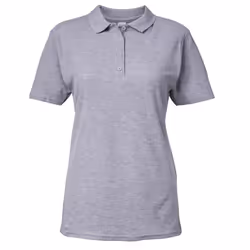 Gildan Softstyle Womens/Ladies Short Sleeve Double Pique Polo Shirt - XL, Sport Grey
