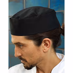 Premier Turn-Up Chefs Hat - S, Black
