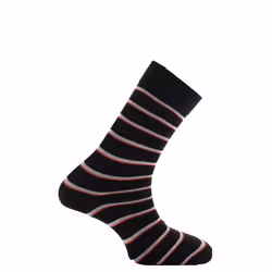 Horizon Mens Classic Short Striped Dress Socks