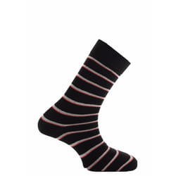 Horizon Mens Classic Short Striped Dress Socks