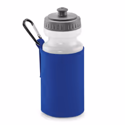 Quadra Water Bottle And Fabric Sleeve Holder - One Size, Bright Royal