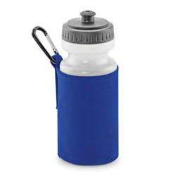 Quadra Water Bottle And Fabric Sleeve Holder - One Size, Bright Royal