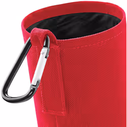 Quadra Water Bottle And Fabric Sleeve Holder - One Size, Classic Red