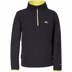 Trespass Childrens Boys Etto Half Zip Fleece Top - 7/8 Years, Black