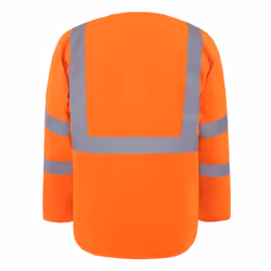 Yoko Mens Executive Hi-Vis Long Sleeve Safety Waistcoat - 3XL, Hi Vis Orange