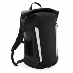 Quadra Submerge 25 Litre Waterproof Backpack/Rucksack - One Size, Black/Black