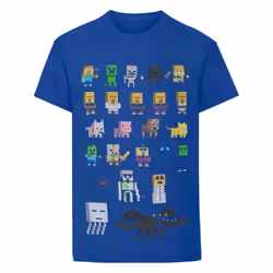 Minecraft Childrens/Boys Official Sprites Character T-Shirt