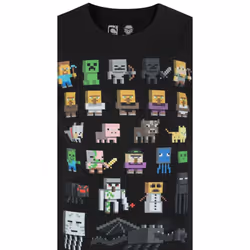 Minecraft Childrens/Boys Official Sprites Character T-Shirt