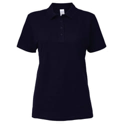 Gildan Softstyle Womens/Ladies Short Sleeve Double Pique Polo Shirt - S, Navy