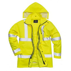 Portwest Mens Hi-Vis 4-In-1 Traffic Jacket - XL, Yellow