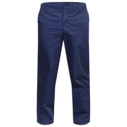 Duke Mens Kingsize Basilio D555 Full Elastic Waist Rugby Trousers - 48S, Navy