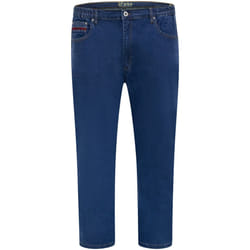 Duke London Mens Kingsize Bailey Elasticated Waist Jeans - 52R, Blue