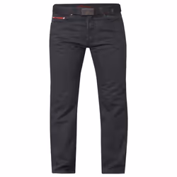 Duke London Mens Kingsize Canary Bedford Cord Trousers With Belt - 60S, Charcoal