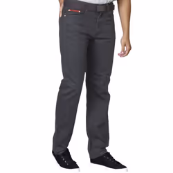 Duke London Mens Kingsize Canary Bedford Cord Trousers With Belt - 60S, Charcoal