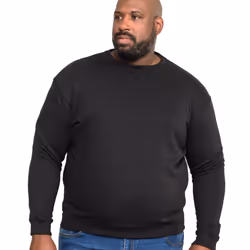 Duke Mens Rockford Kingsize Sweat Crew Neck Jumper - 1XL, Black