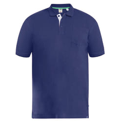 Duke Mens D555 Grant Kingsize Pique Polo Shirt - 2XL, Navy
