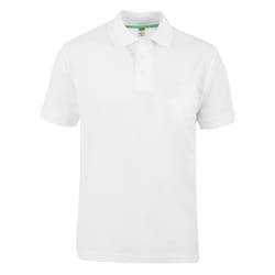 Duke Mens D555 Grant Kingsize Pique Polo Shirt - 2XL, White